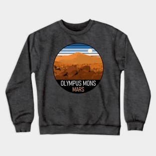 Olympus Mons Mars Vintage Ad Crewneck Sweatshirt